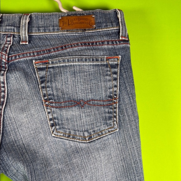 Lucky Brand by GENE MONTESANO Blue Ankle Cropped Jeans with Gradient Wash - Picture 9 of 11